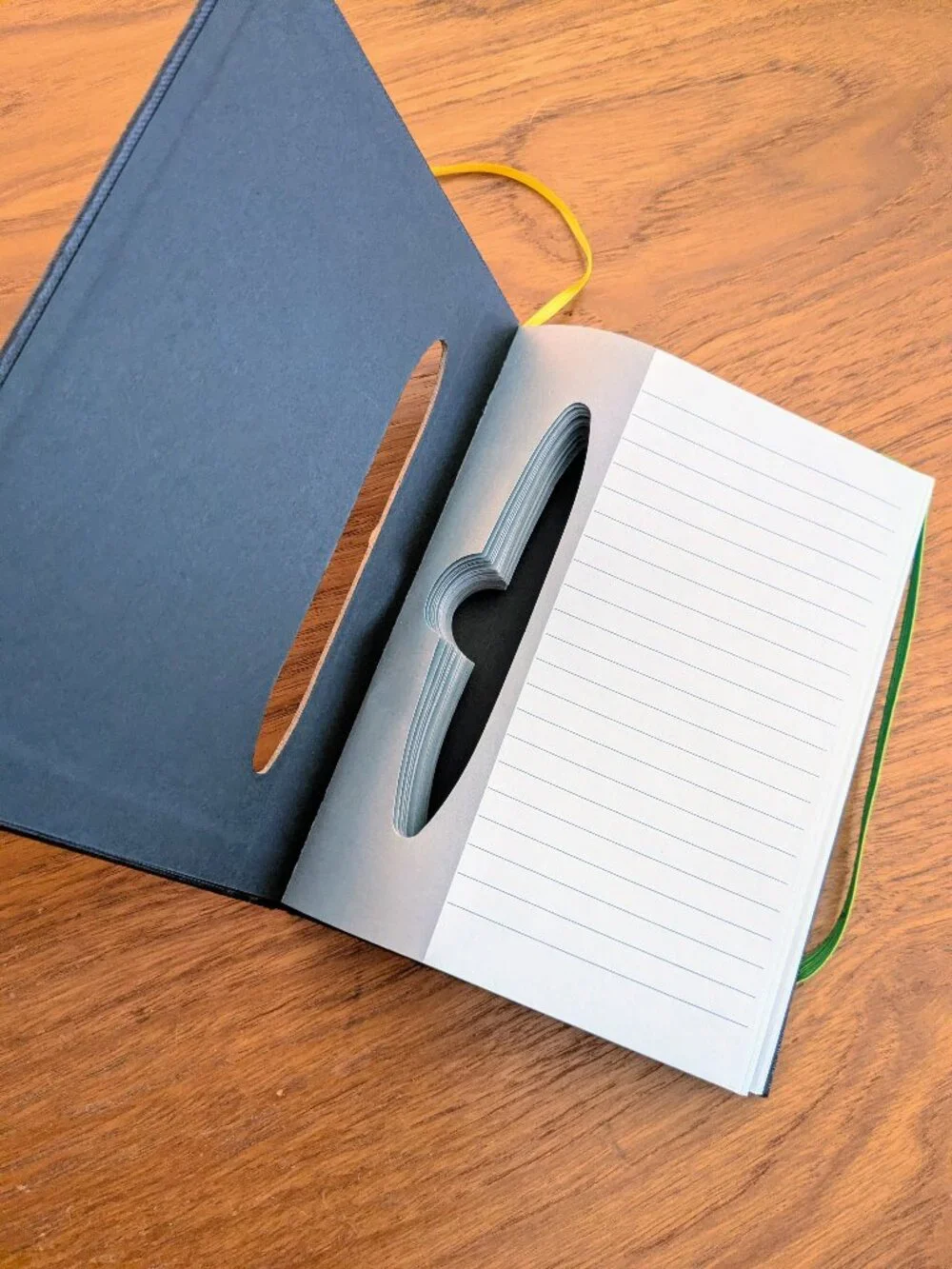 Rare Google Branded Notebook – Unique Cut-Out Design – Collectible Tech Swag